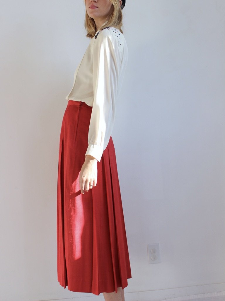 0658 【声】silver leaf skirt 日本初の - perezlindo.com